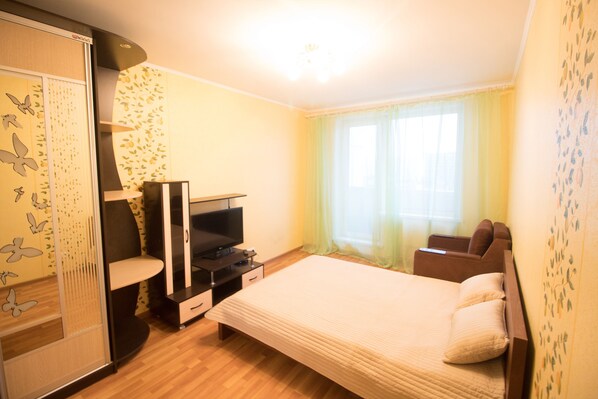 Apartment | Bügeleisen/Bügelbrett, kostenloses WLAN, Bettwäsche