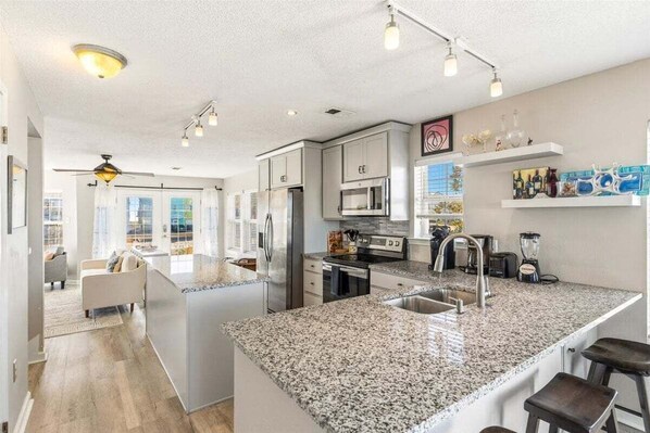 Townhome, 2 Bedrooms | Private kitchen - Pelican Roost 2 Bedroom Townhouse by RedAwning (Navarre)