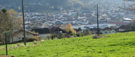 Blick von der Unterkunft
