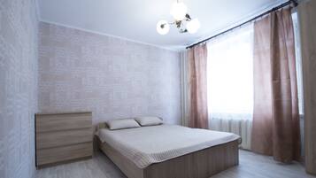 Apartment | Bügeleisen/Bügelbrett, Zustellbetten, kostenloses WLAN, Bettwäsche