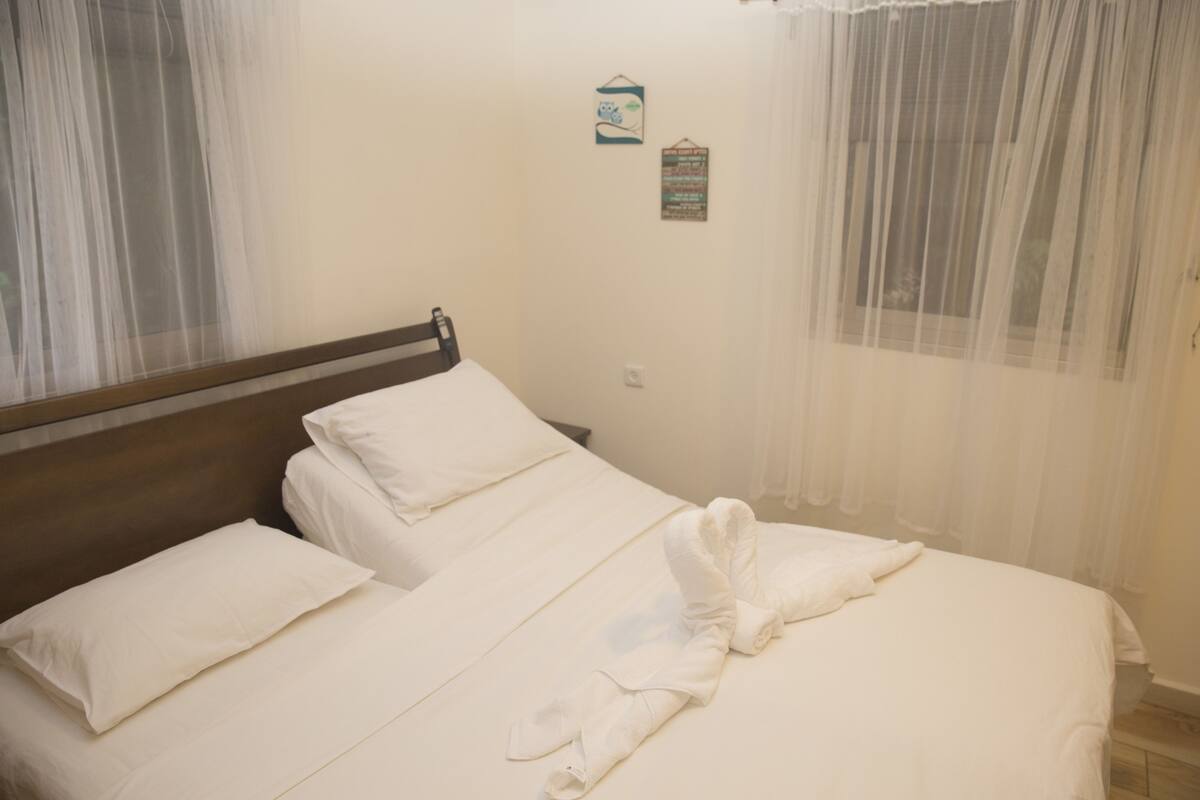 Cabaña familiar, varias camas, no fumadores | Wifi gratis y ropa de cama