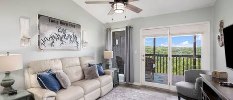 TV, caminetto, lettore DVD