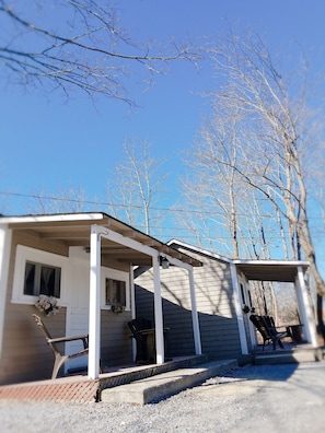 基本小屋, 1 張標準雙人床 | 露台/庭院