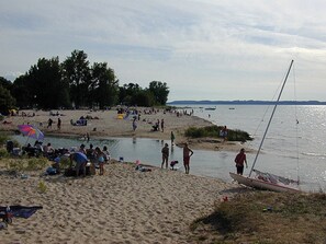 Beach nearby, beach towels