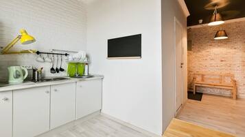 Loft, 1 King-Bett und Schlafsofa, Nichtraucher | Bügeleisen/Bügelbrett, Babybetten, Zustellbetten, kostenloses WLAN