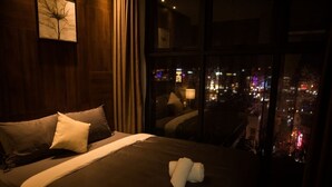 公寓, 2 间卧室 (1 Bathroom) | 客房内保险箱、办公桌、隔音、熨斗/熨衣板