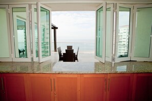 Luxury Penthouse, 5 Bedrooms, Accessible, Kitchen | View from room - Shangri La Penthouses by Cheap Getaway (Puerto Vallarta)