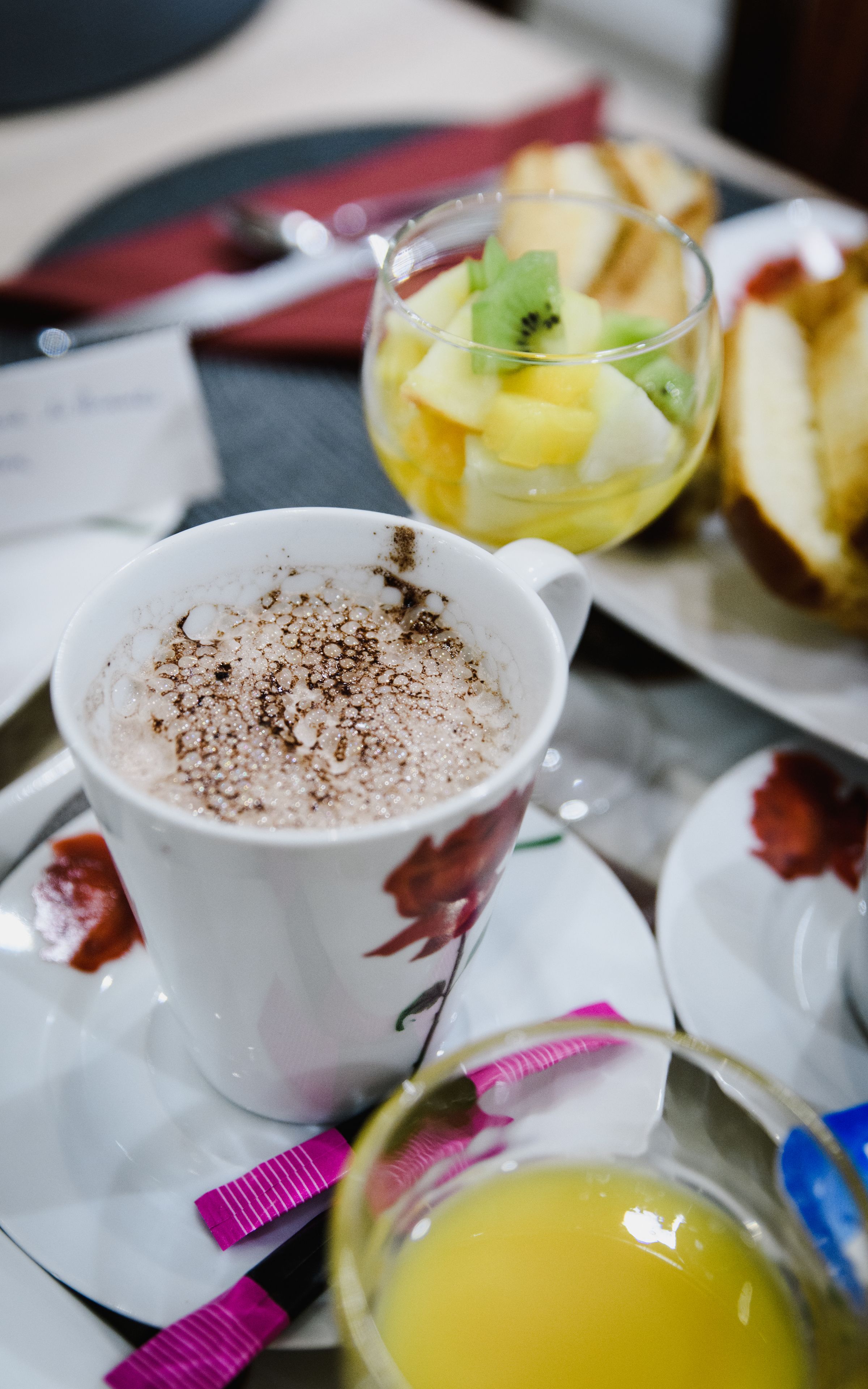 daily buffet breakfast (eur 12 per person)