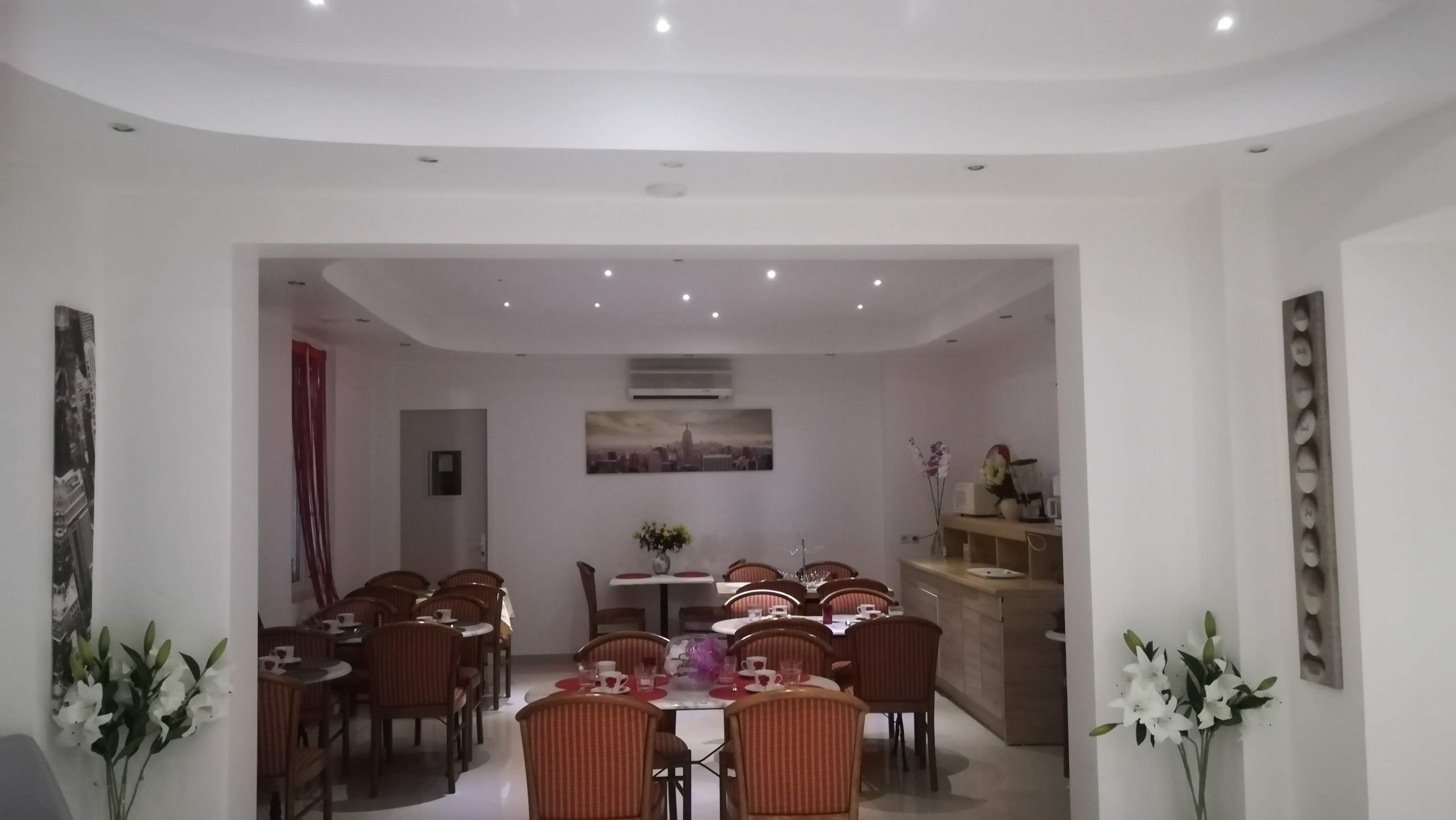 daily buffet breakfast (eur 12 per person)