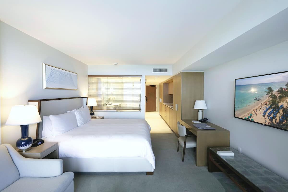 Deluxe-Studio, 1 King-Bett und Schlafsofa, Nichtraucher, Meerblick