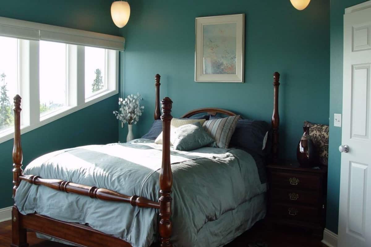 Forget-Me-Not Room | ผ้าปูที่นอนฝ้ายอียิปต์, เครื่องนอนระดับพรีเมียม, ผ้านวมขนเป็ด