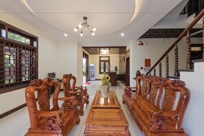 Sala de estar en el lobby