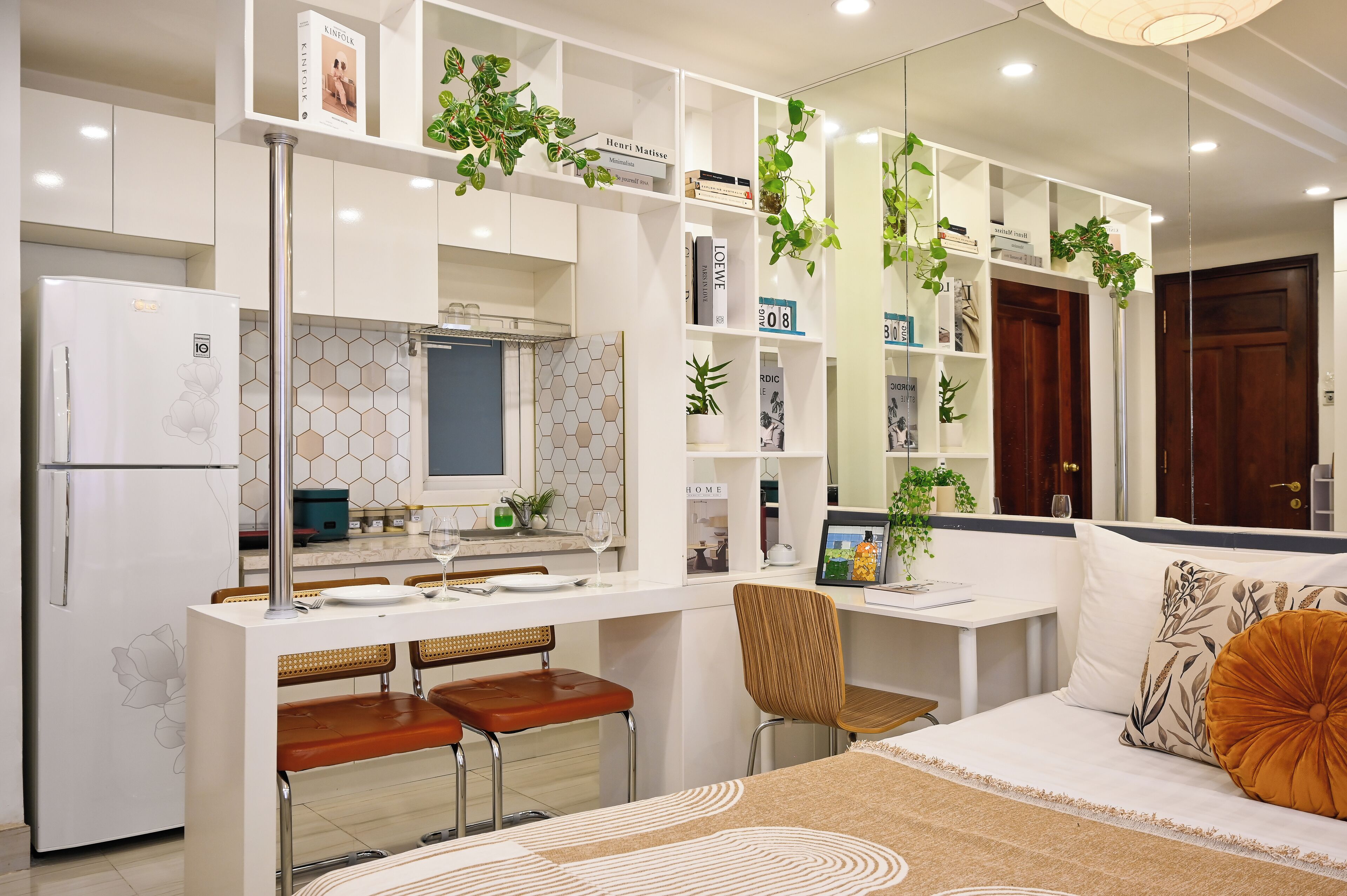 Studio Tiêu chuẩn, 1 giường cỡ queen, không hút thuốc | Bếp riêng | Tủ lạnh, lò vi sóng, bếp nấu, nồi cơm 
