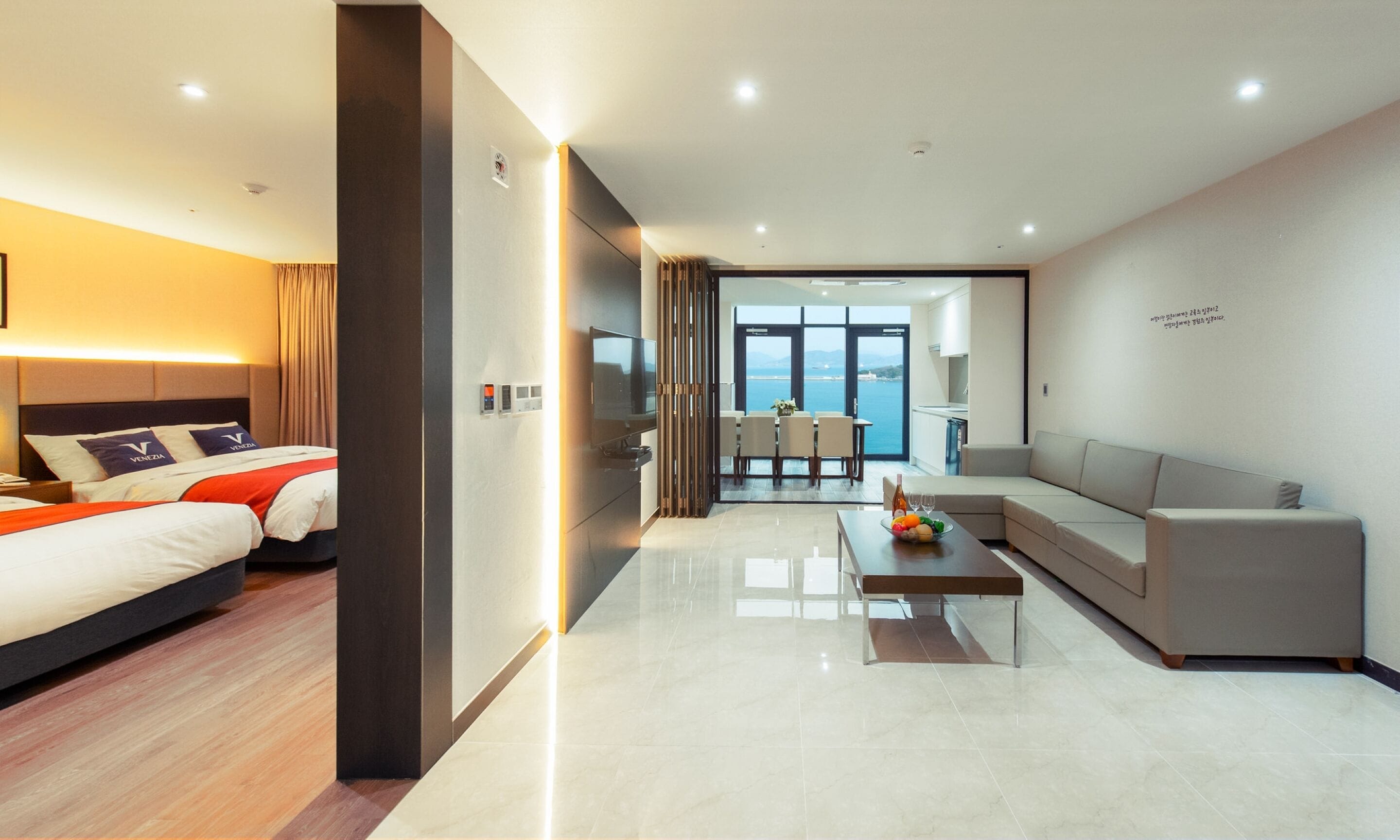 deluxe pool suite | view from room