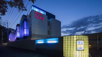 Front of property - evening/night