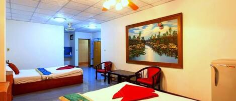 Family Suite, 1 Bedroom, Smoking, City View | Minibar, desk, free WiFi