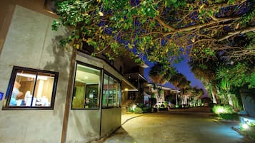 Front of property - evening/night