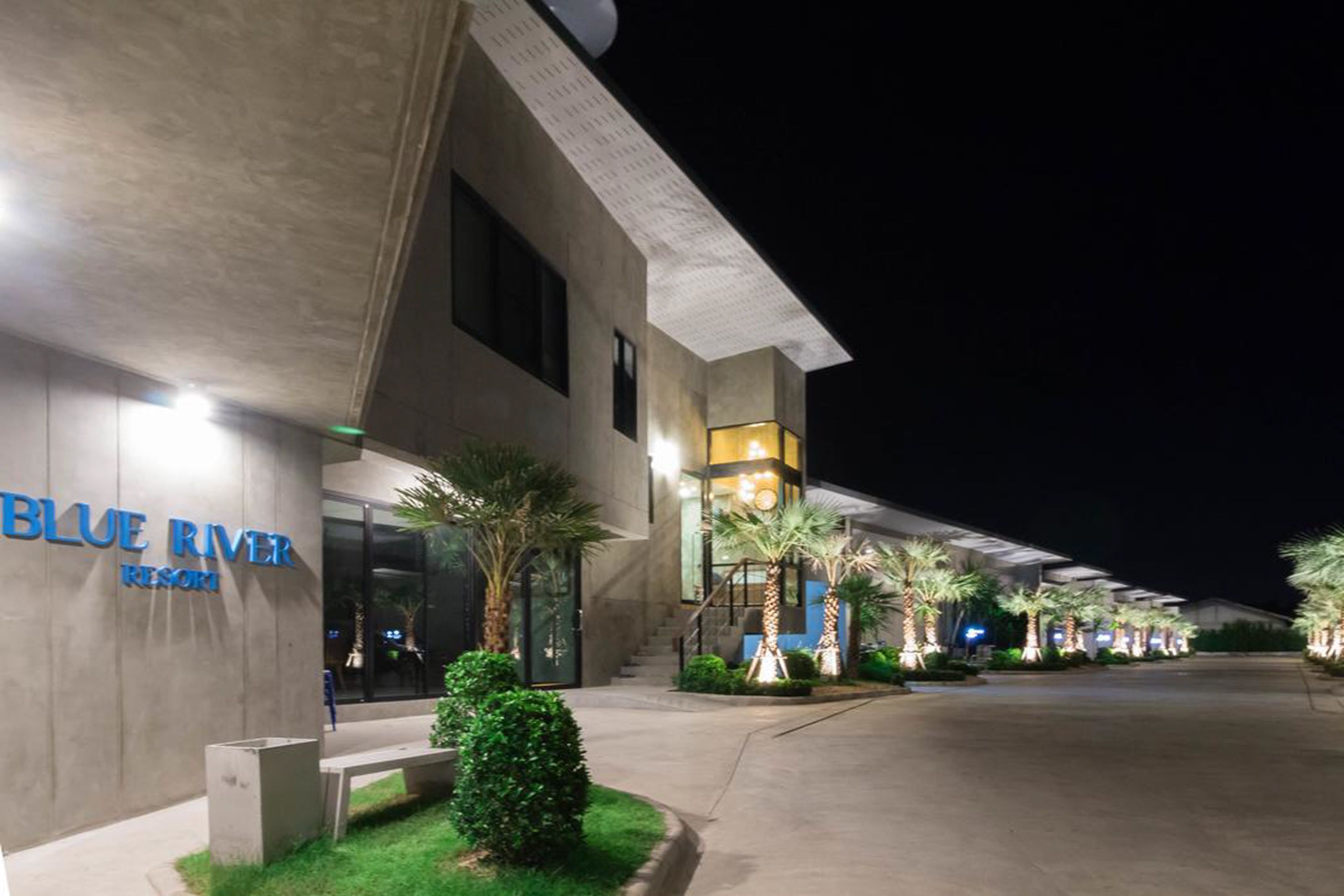 front of property – evening/night