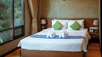 Double Garden Villa | Minibar, blackout drapes, soundproofing, free WiFi