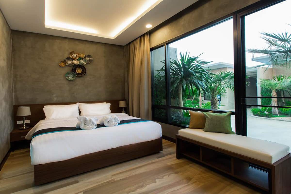 double room with garden view | minibar, blackout curtains, soundproofing, rollaway beds