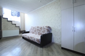Desk, iron/ironing board, free WiFi, bed sheets
