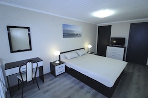 Desk, iron/ironing board, free WiFi, bed sheets