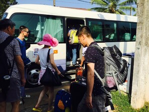 Majoituspaikan sisäänkäynti