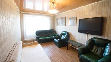 Apartment, 1 Schlafzimmer | Wohnzimmer | Flachbildfernseher