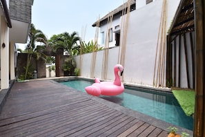 Villa de diseñador, 2 habitaciones, para fumadores | Vista del balcón