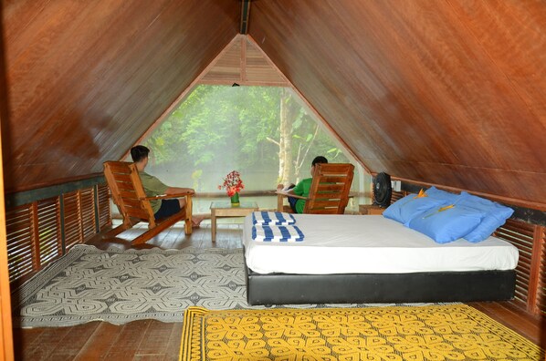 Double Room, River View - Sumbiling Eco Village (Batang Duri)