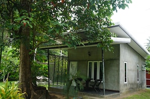 Quarto casal luxo | Terraço/pátio
