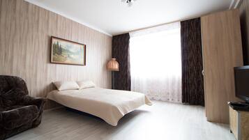 Apartment | Bügeleisen/Bügelbrett, kostenloses WLAN, Bettwäsche