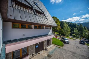 Blick von der Unterkunft