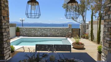 Villa Luxe, 3 chambres, piscine privĂ©e, vue mer | Vue sur la plage/lâocĂ©an