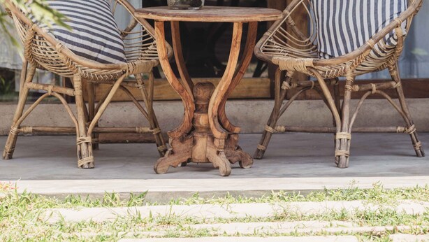 Deluxe driepersoonskamer | Terras