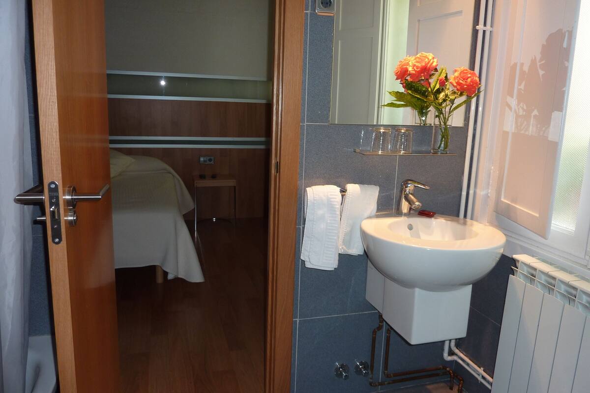 free toiletries, hair dryer, bidet, towels