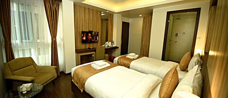 1 Schlafzimmer, hochwertige Bettwaren, Pillowtop-Betten