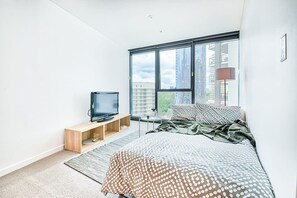 Apartment, 1 Bedroom | Living area