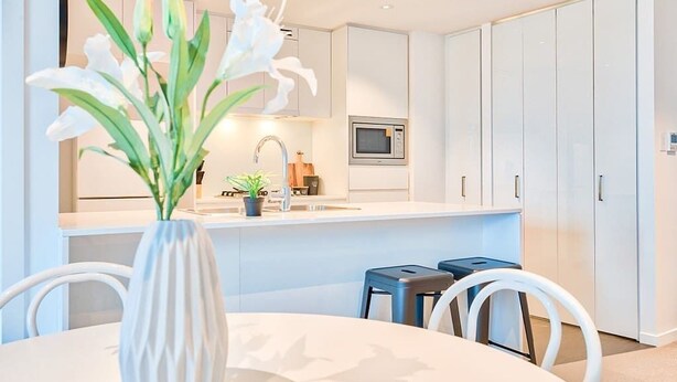 In-room dining - Designer CBD Apartment (Brisbane)