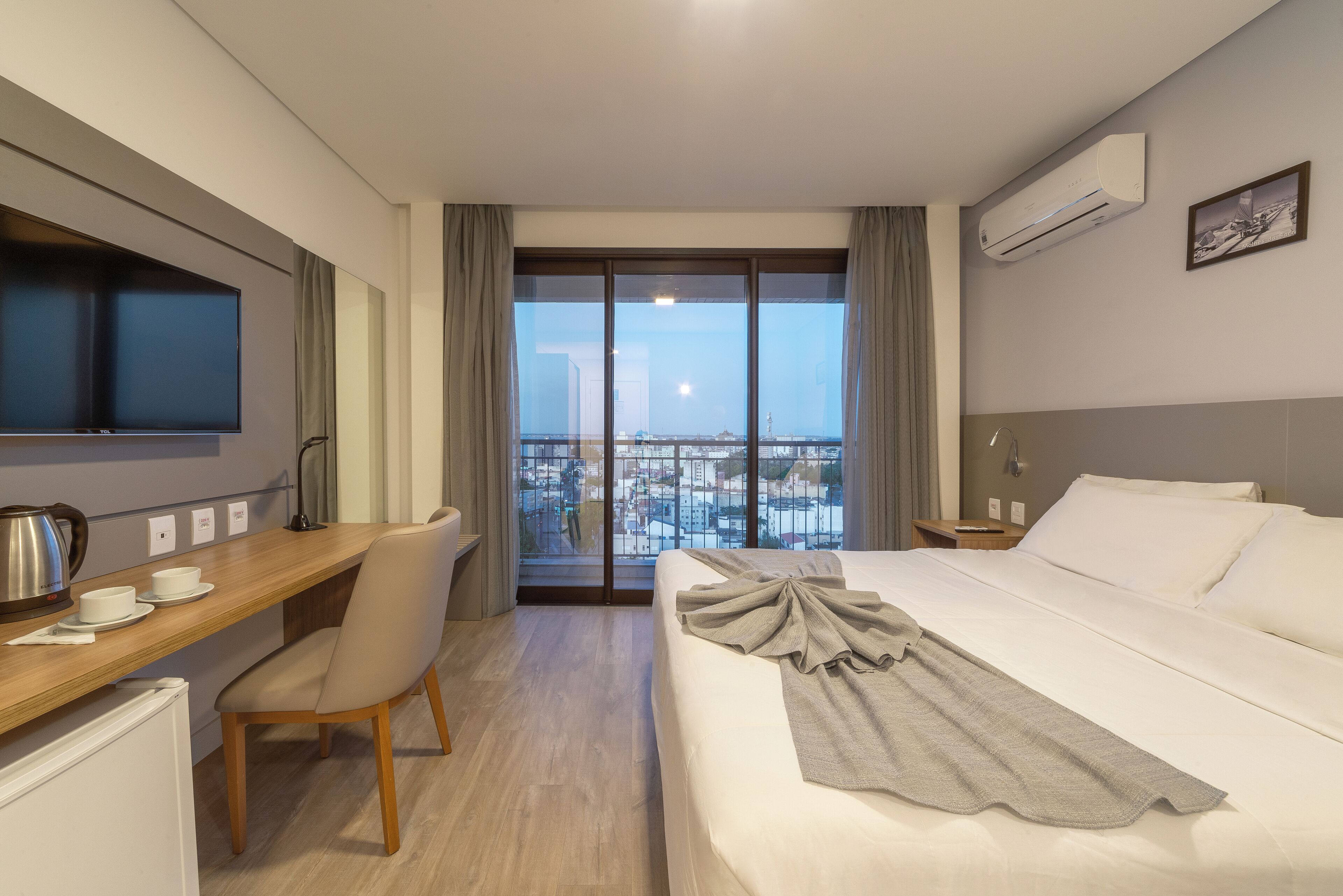 luxury room | in-room safe, desk, laptop workspace, blackout curtains