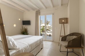 Villa, Private Pool, Sea View | 8 bedrooms, Egyptian cotton sheets, premium bedding, desk - Villa Veneta at Ornos Sea View (Mykonos)