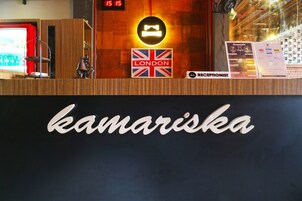 Mostrador para check-in y check-out