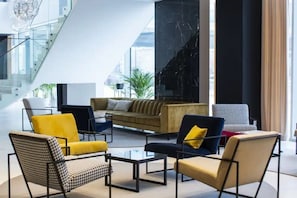 Sittområde i lobbyn