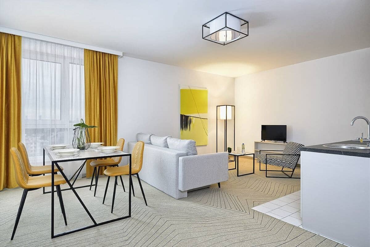 Suite, 1 chambre | Coin séjour | Télévision à écran plat