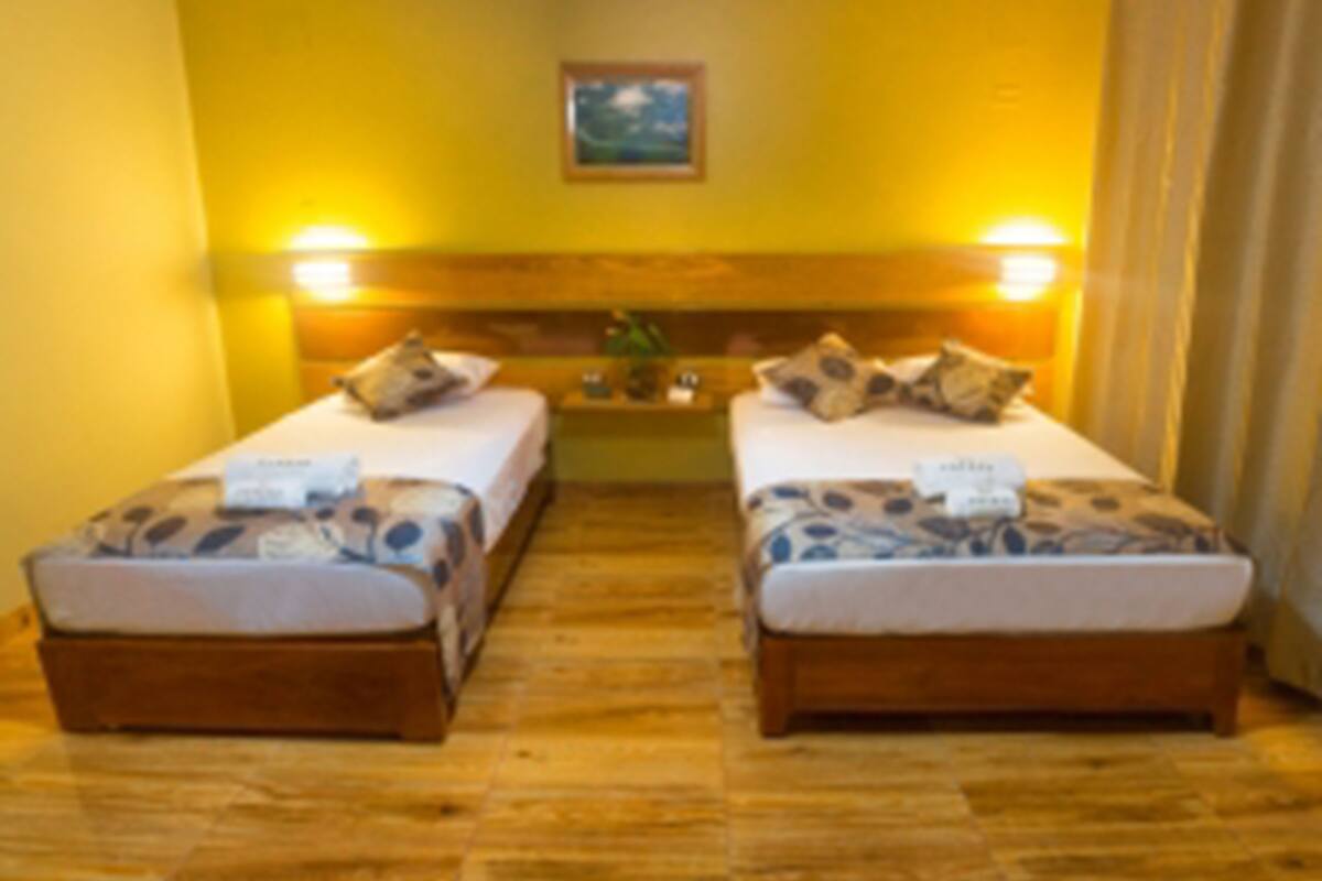 Double Room, Private Bathroom | In-room safe, desk, blackout drapes, iron/ironing board (on request)