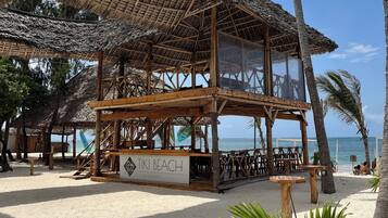 Outdoor wedding area