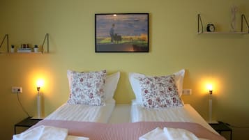 Chambre Double | Bureau, rideaux occultants, chambres insonorisées, lits bébé (gratuits)