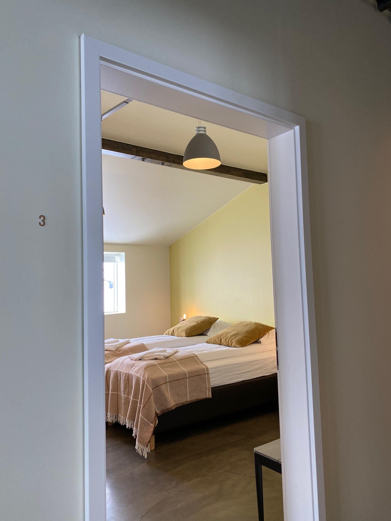 Double Room | Desk, blackout drapes, soundproofing, free cribs/infant beds