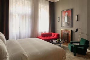 Superior Suite, 1 King Bed, Balcony | Premium bedding, pillowtop beds, minibar, in-room safe - Hotel Collect – Adults Only (Budapest)