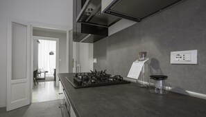 Apartment (2 Bedrooms) | Eigene Küche | Großer Kühlschrank, Mikrowelle, Ofen, Herdplatte